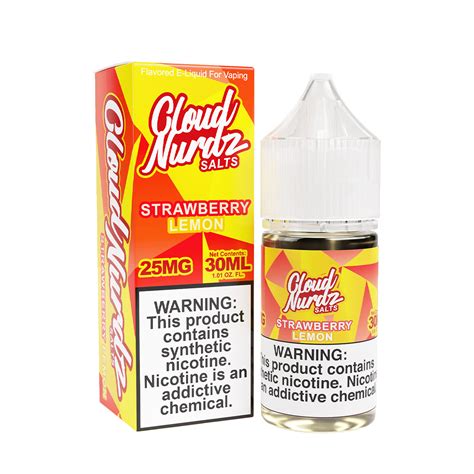 Cloud Nurdz Salt Nicotine 25 50 Mg Nic In 11 Flavors