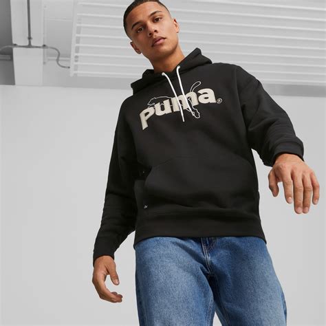 Hoodie Pria Puma Team Graphic Puma Black Puma Shop All Puma Puma