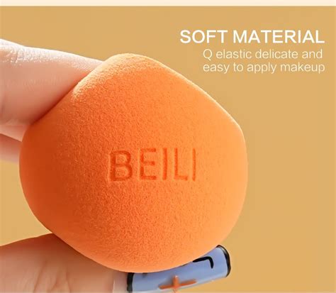 BEILI Профессиональный набор кистей для макияжа из натуральной шерсти ...
