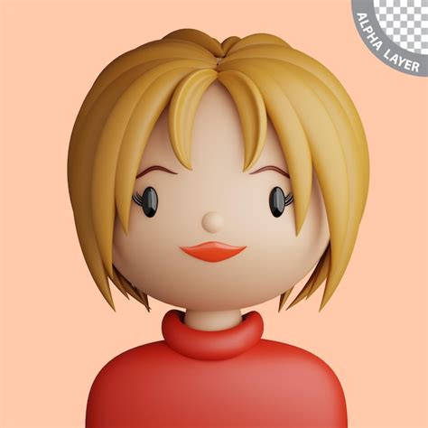 Avatar Femme Blonde Psd Mod Les Psd Gratuits De Haute Qualit T L Charger