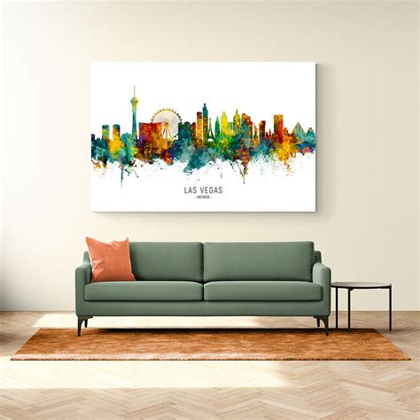 Las Vegas Nevada Skyline Wall Art