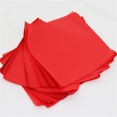 Fadeless Colored Red Fruit Wrapping Tissue Paper Packaging Paper