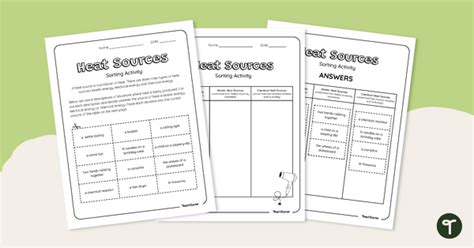 Thermal Energy Teaching Resources Teach Starter