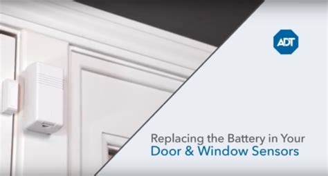 How To Replace Your Adt Door And Window Sensor Batteries Zions Security