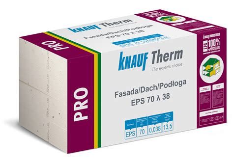 Styropian frezowany Therm Pro Fasada Dach Podłoga EPS 70 38