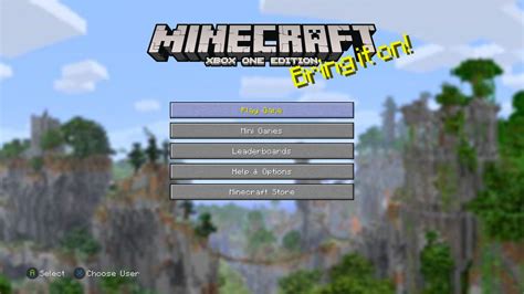 Xbox One Edition – Minecraft Wiki