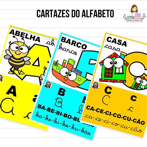 Cartazes Do Alfabeto Professora Chris