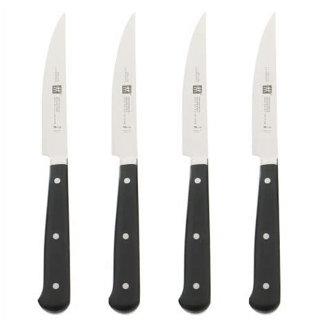 ZWILLING Porterhouse 4 Pc Steak Knife Set In Beechwood Box 4 Pc King