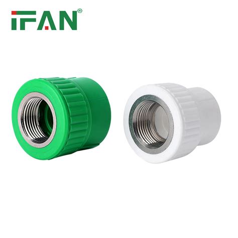 Ifan Hot Sale Equal Female Thread Socket High Pressure Green PPR Fittings China PPR Socekt And