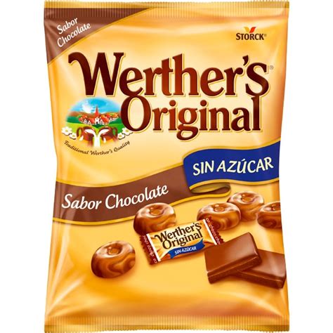 Comprar Caramelos clásicos de chocolate sin azúcar bolsa 60 g WERTHER