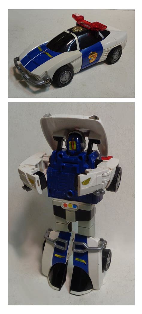 Bandai Transformers Police Car Robot With Working Lights & Siren - Etsy