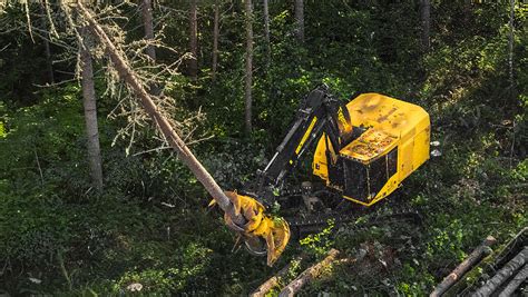 X D Feller Buncher Tree Shear Logging Equipment Tigercat