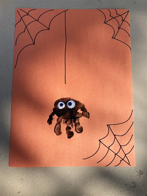 Handprint Spider Craft