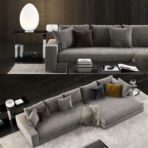 Minotti Hamilton Sofa 2 3d Model Cgtrader