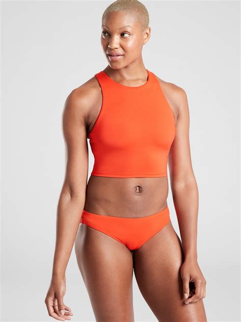 Athleta Conscious Crop Bikini Top A C