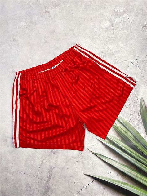 Adidas Vintage 90s Adidas Shorts Red Stripes Grailed