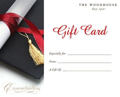 Graduation Gift Certificate Template Free Spa Graduation Gift ...