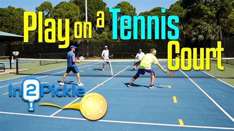 Can You Play Pickleball On A Tennis Court