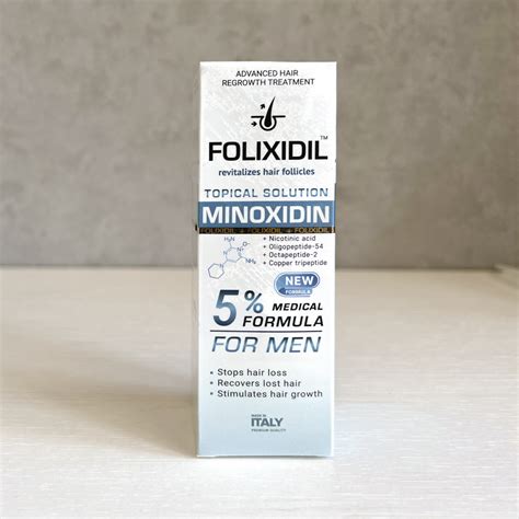 Folixidil 5% (Фоликсидил 5%) 60мл Миноксидин от Выпадения Волос ...