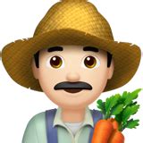 Fazendeiro Pele Clara Emoji On Apple Ios