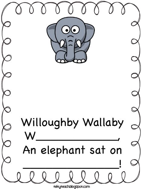 The Techy Teacher Willoughby Wallaby Woo Class Book Classroom Books