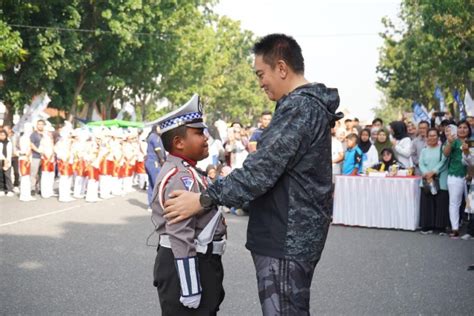 Tumbuhkan Disiplin Sejak Dini Polda Riau Gelar Lomba Pocil Nadariau