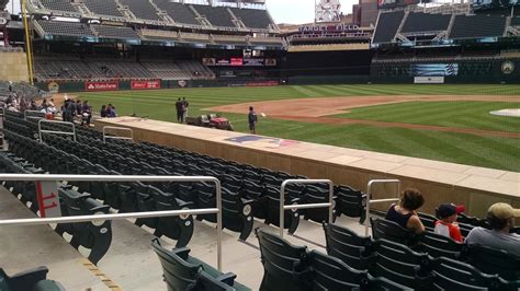 Target Field Dugout Boxes Baseball Seating