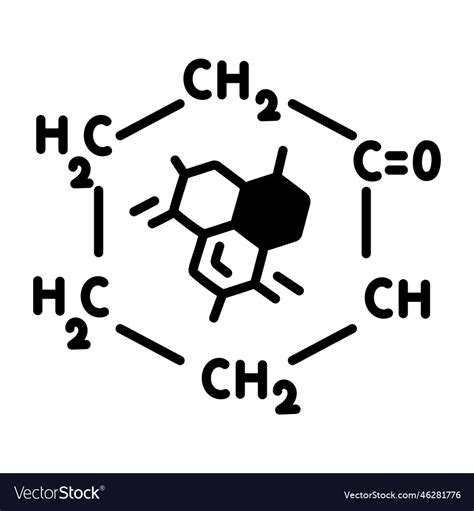 Chemistry Formula Royalty Free Vector Image Vectorstock