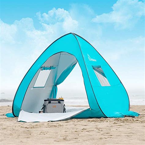 WolfWise UV Schutz 50 Pop Up Strandmuschel Extra Light Zelt Test 2021