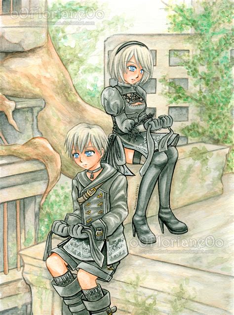 Nier: Automata - City Ruins by oOFlorianeOo on DeviantArt