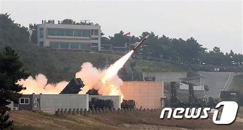 패트리엇·천궁 공군 유도탄 사격대회서 발사 실패 뉴스1