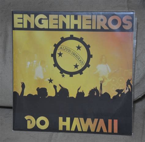 Lp Vinil Engenheiros do Hawaii Alívio Imediato 1989 Encarte