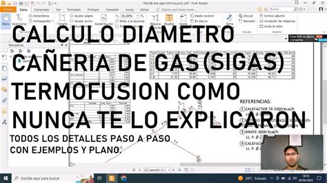 Calculo Tuberia Gas Sigas Como Nunca Te Lo Explicaron Youtube