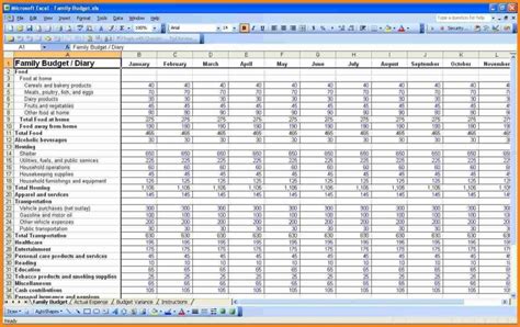 spreadsheet examples for budget — db-excel.com