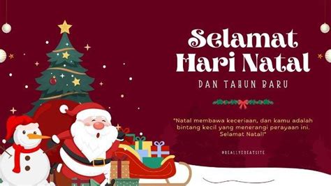 20 Gambar Ucapan Natal 2024 Dengan Desain Menarik Gratis Tinggal