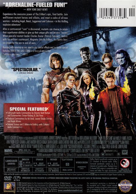 X Men The Last Stand Widescreen On Dvd Movie