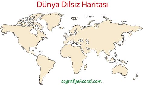 Dünya Dilsiz Haritası Pdf , Dünya Harita Çalışmaları-6 – DYMFBR