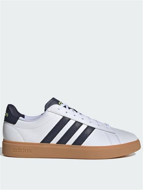 Adidas Sportswear Mens Grand Court Trainers White Uk