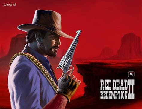 Digital Fan Art Illustration For Red Dead Redemption 2 R