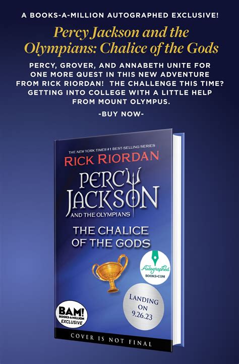 Booksamillion Com Exclusive Autographed Edition Of Percy Jackson The