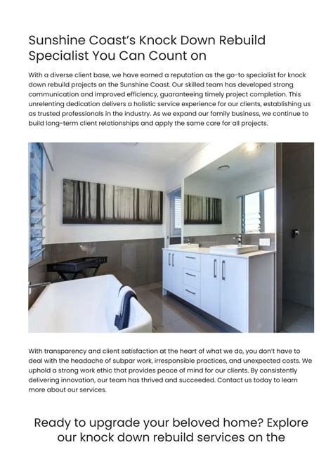 PPT - Knock down rebuild sunshine coast PowerPoint Presentation, free ... 