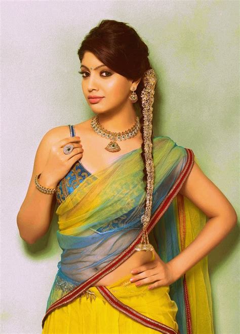 Hot Indian Actress Amala Paul Hot Navel And Akanksha Sexy Saree