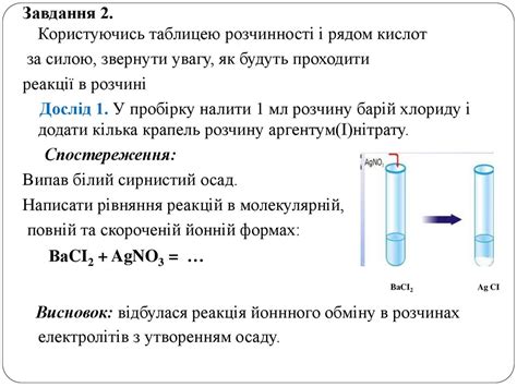 Урок 19. Практична робота №1. Реакції йонного обміну між електролітами ...