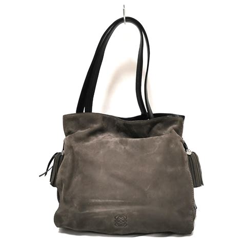 Loewe Flamenco Black Leather ref.612229 - Joli Closet