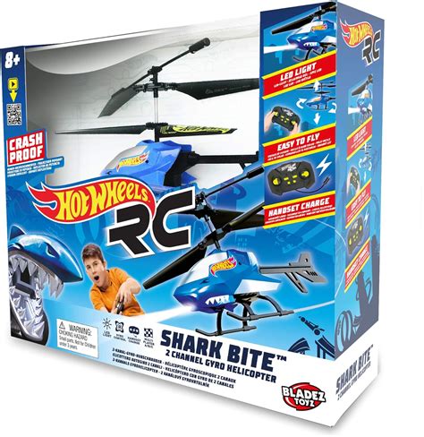 Bladez Toyz BTHW H01 Bite Hot Wheels DRX Tiger Shark Helicopter Green BigaMart