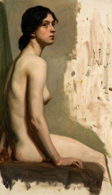 Seated Female Nude Art UK