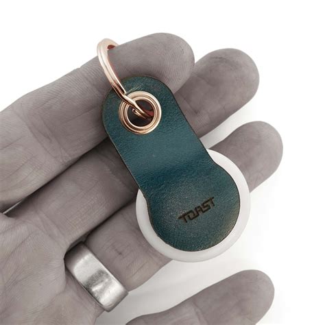 Apple AirTag leather key ring |Toast | Made in USA