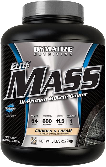 Dymatize Elite Mass Gainer Cookies And Cream Lbs