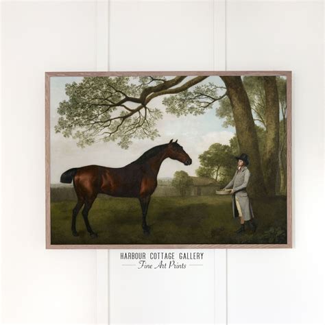 Horse and Pasture Painting Regency Wall Decor Oil Painting - Etsy