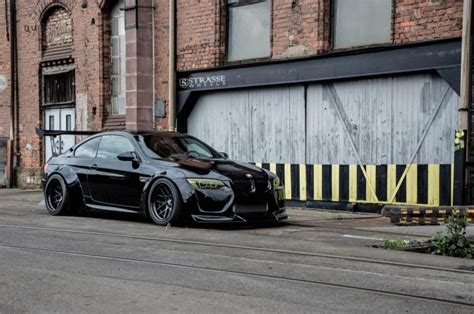 Strasse Wheels Liberty Walk Bmw M3 Cars Black Bodykit Wallpapers Hd Desktop And Mobile